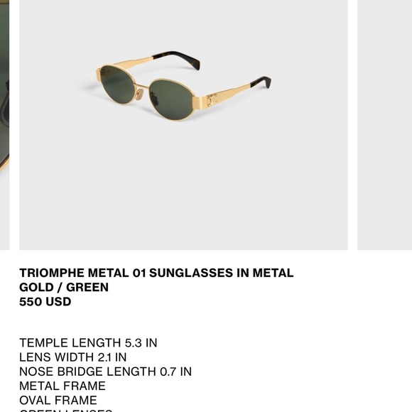 Celine sunglasses, original, made in France second hand okay condition, - Picture 8 of 8